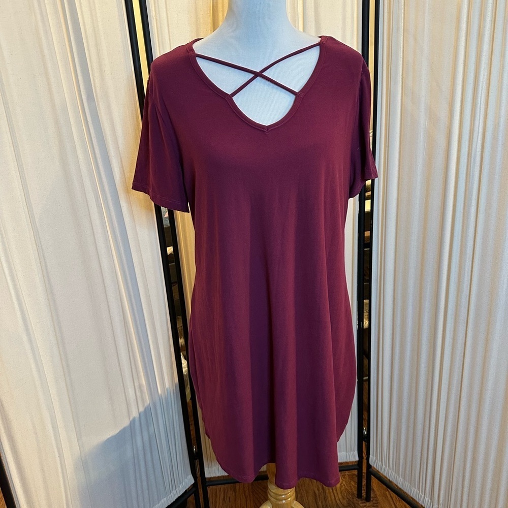 Just Be Red Midi Dress
